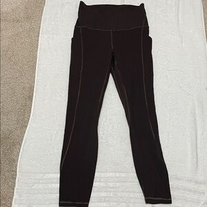 Lululemon Cropped Brown Leggings
